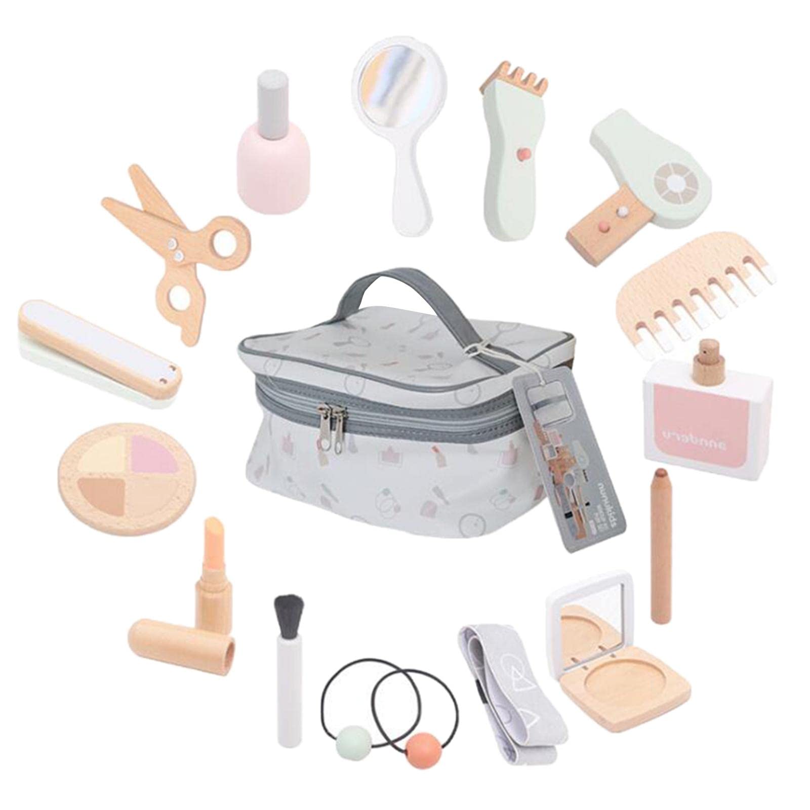 Tachiuwa Pretend Play Makeup Set for Girls - Kids Cosmetic Toy Kit with Nail Polish - Perfect for Dress Up, Role Play & Birthday Gifts