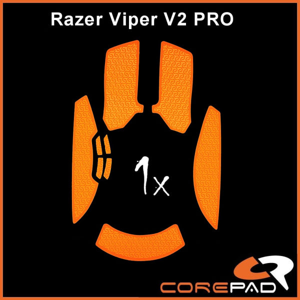 Corepad Grips for Razer Viper V2 Pro - High Performance Mouse Skates for Gaming - Perfect for FPS, MOBA, and Esports Competitions