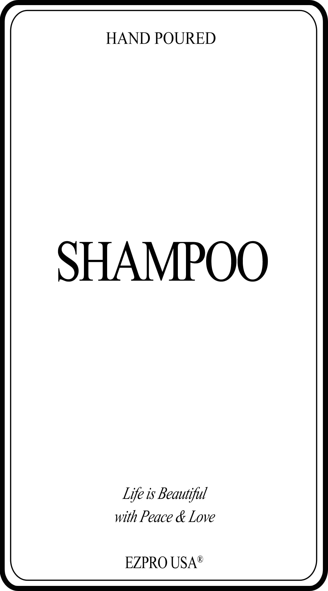 Waterproof Bottle Label Stickers for Hand Soap Dispensers, Plastic & Glass Containers - Bathroom, Shower, Dish, Lotion, Shampoo & Conditioner Bottles (1 Sheet) - Perfect for Home Organization & DIY Decoration