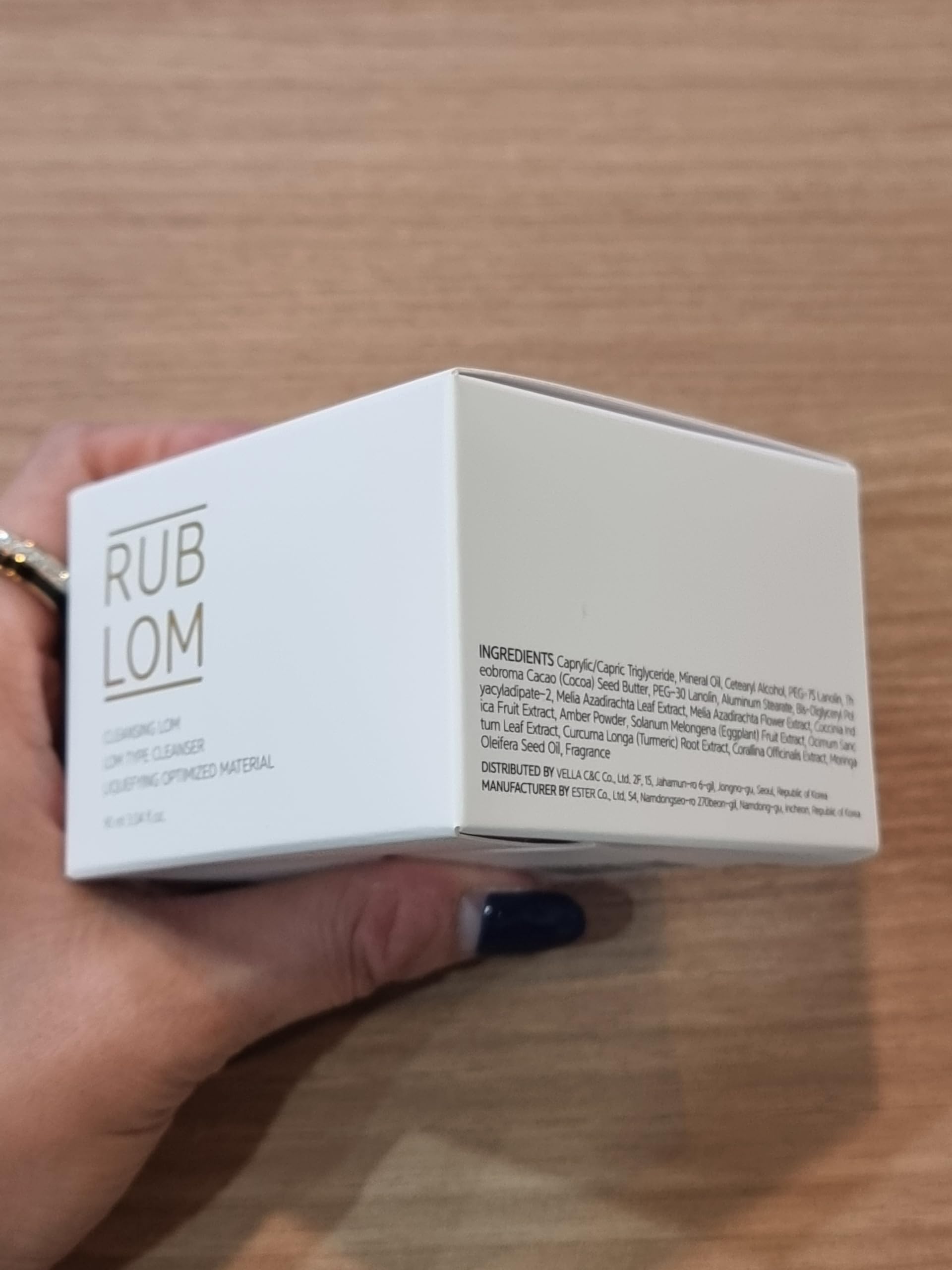 VELLA All-in-One Cleansing Balm 3.04oz - Korean Makeup Remover & Pore Care for Daily Skincare