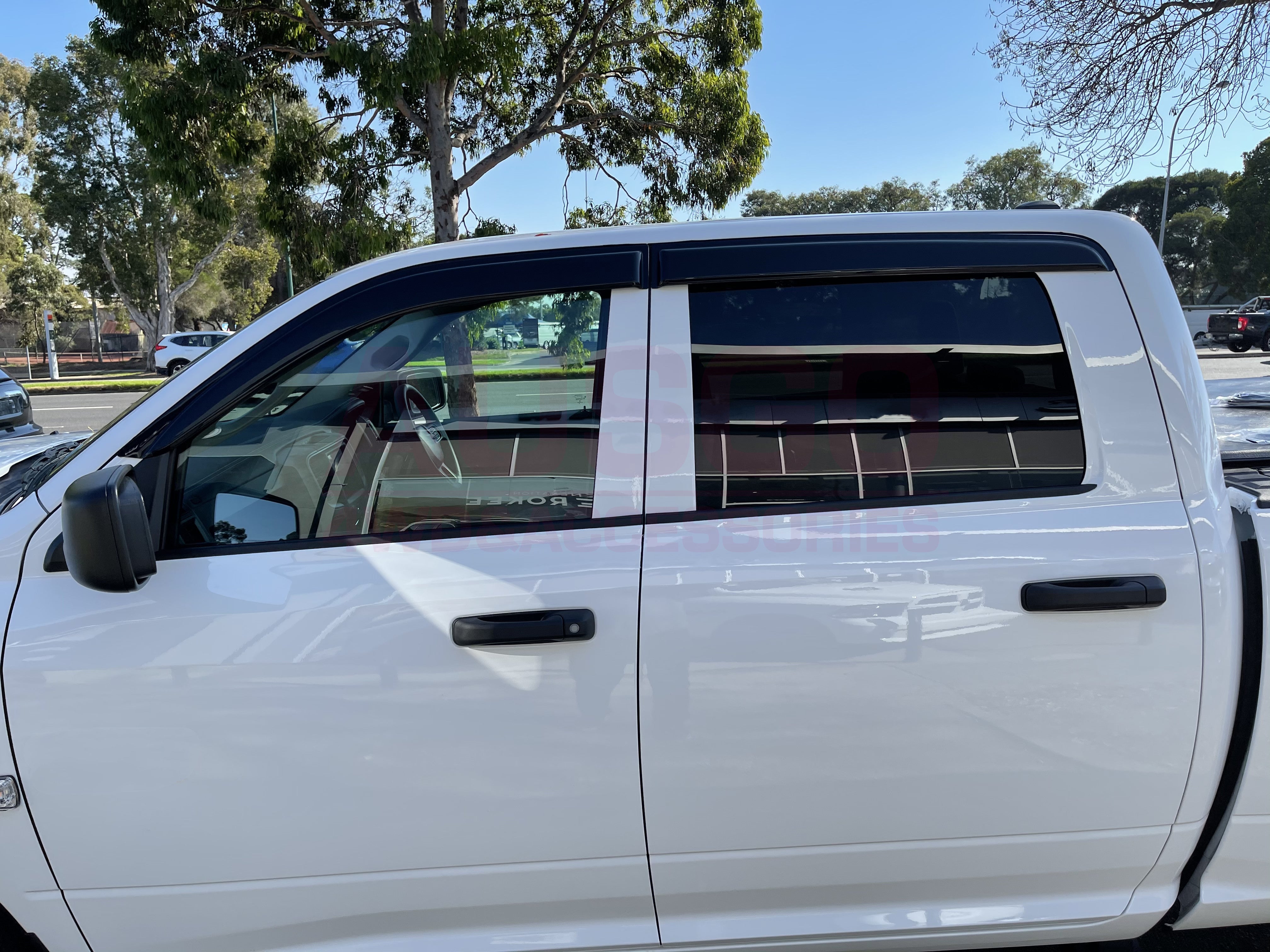 Premium Weather Shields for RAM 1500 DS Series Crew Cab (2017-2022) | Durable Rain Guards & Window Deflectors | Perfect for Off-Roading & All-Weather Protection