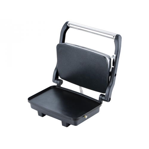 Electric Sandwich Press & Panini Maker - Stainless Steel, Non-Stick, Adjustable Temperature for Grilled Cheese, Paninis & More - Perfect for Home, Office & Camping Use