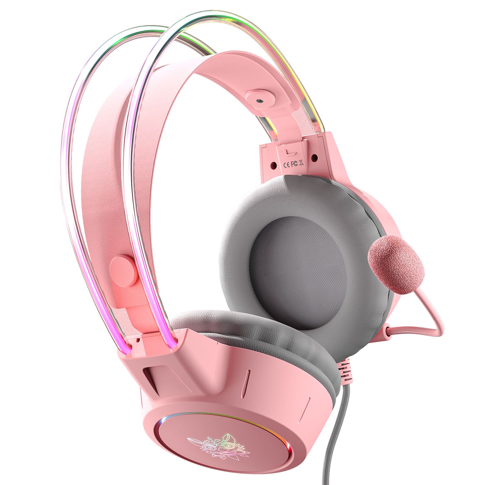 ONIKUMA X15 PRO RGB Gaming Headset with Noise Cancelling Microphone - Wired 3.5mm Headphones for PC, PS4, Xbox - Perfect for Competitive Gaming & Online Streaming