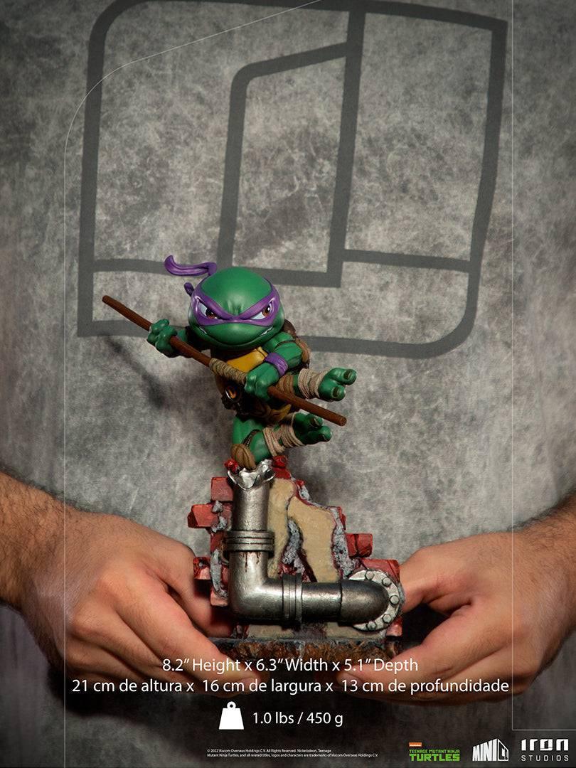 Iron Studios TMNT Donatello MiniCo Figure - Teenage Mutant Ninja Turtles Collectible Action Figure for Display & Gifts - Perfect for Comic Fans, Anime Lovers & Home Office Decor