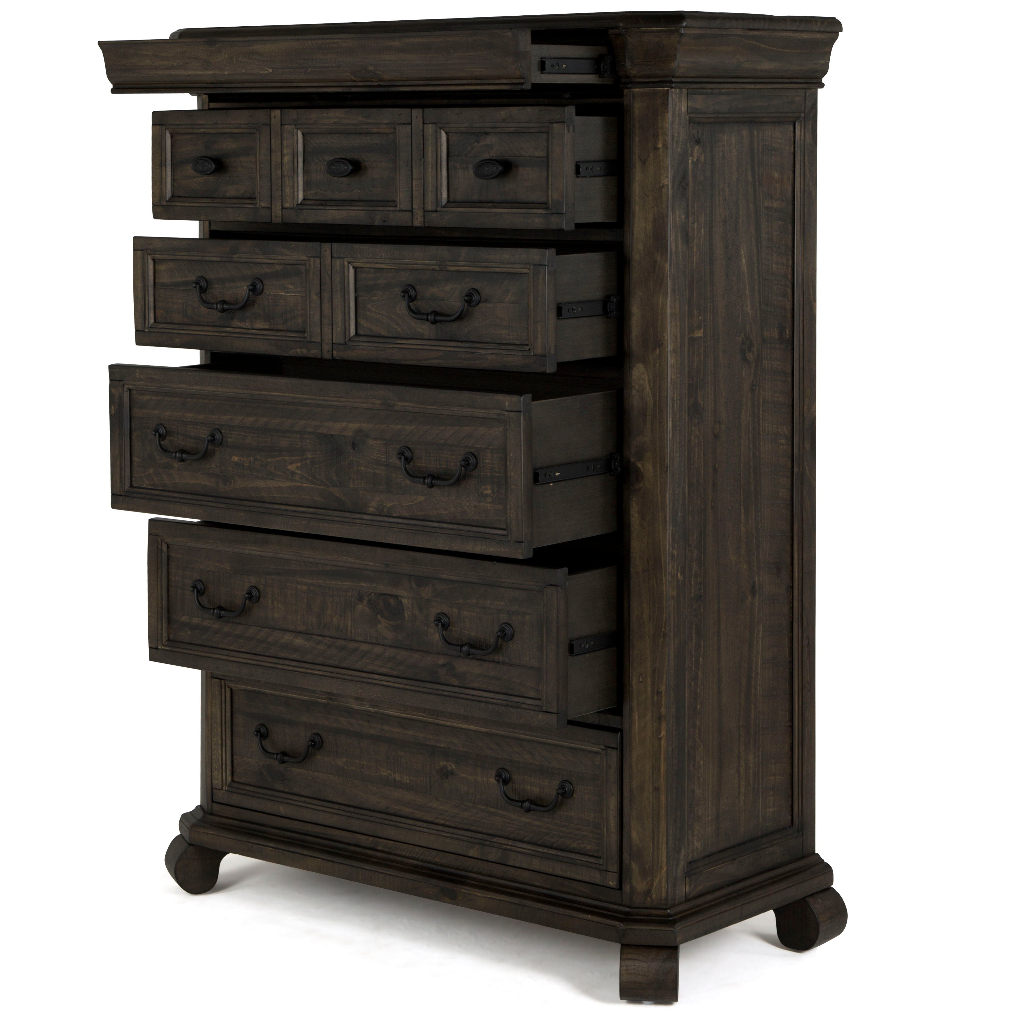Bellamy 5-Drawer Chest Dresser - Solid Wood Bedroom Storage Furniture for Clothes, Blankets & Linens - Perfect for Master Bedroom, Guest Room & Nursery Organization