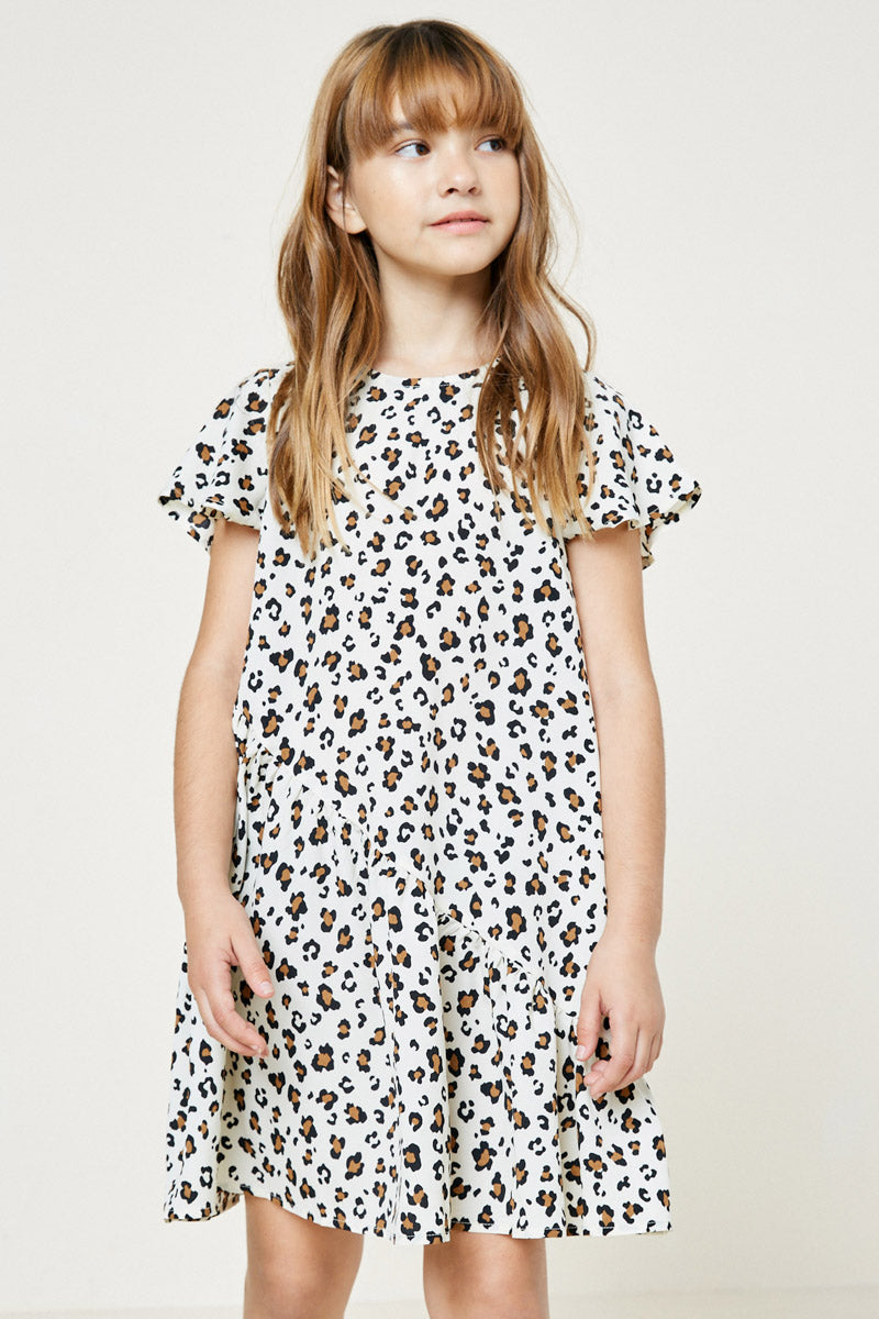 Leopard Print Mini Swing Dress for Women - Flirty & Fun Party Outfit | Perfect for Date Night, Cocktail Parties & Summer Vacations