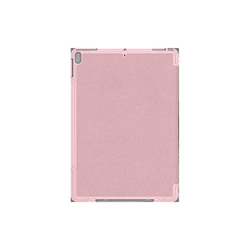 Verizon Folio Case with Tempered Glass Screen Protector for iPad Air 10.5 3rd Gen & iPad Pro 10.5 - Pink | Slim Protective Cover for Work, School & Travel