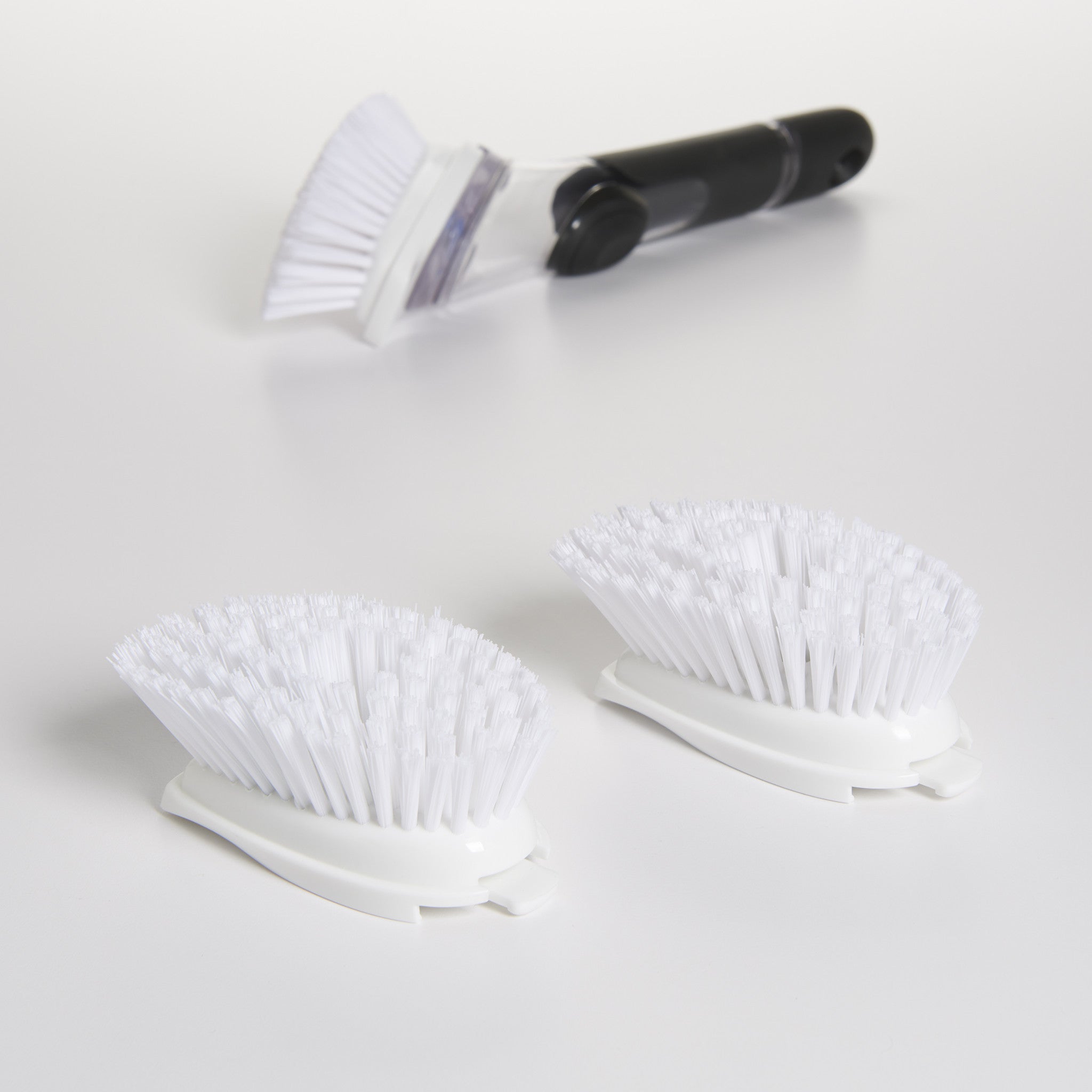 OXO Soap Dispensing Dish Brush Refills - 3 Pack Replacement Heads for Dishwashing, Compatible with OXO Dish Brush - Perfect for Kitchen Cleaning & Scrubbing Pots, Pans & Dishes