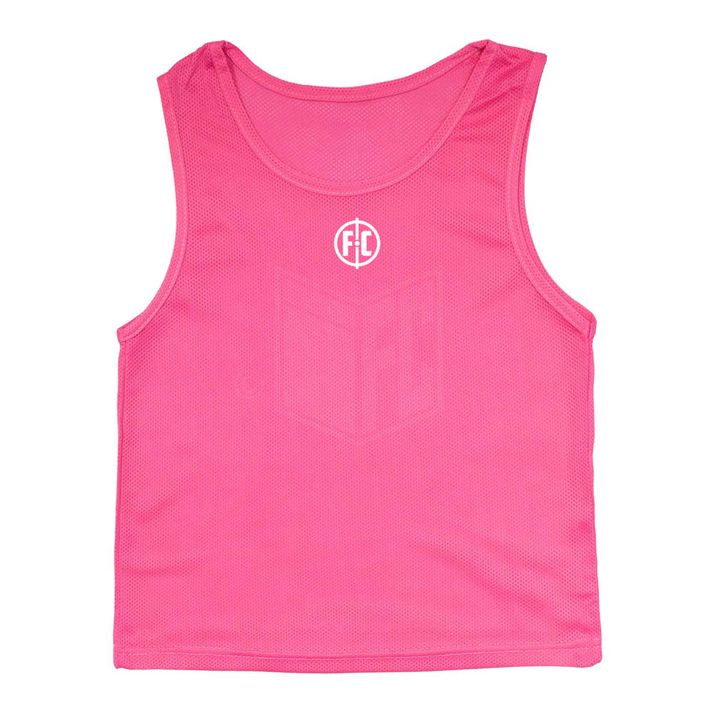 FC Mesh Training Bib for Soccer - First Kicks Pink - Perfect for Youth Soccer Practice & Games