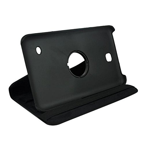 360-Degree Rotating Protective Case with Stand for Samsung Galaxy Tab 4 7-Inch - Black | Perfect for Home, Office & Travel Use (SFLY-TAB4-7-360-BLK)