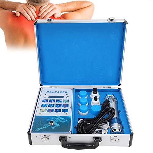 Professional 19ED Shockwave Therapy Machine for ED Treatment & Pain Relief - CE Certified with 6 Interchangeable Massage Heads (110V) - Ideal for Home Use, Physical Therapy, and Sports Injury Recovery