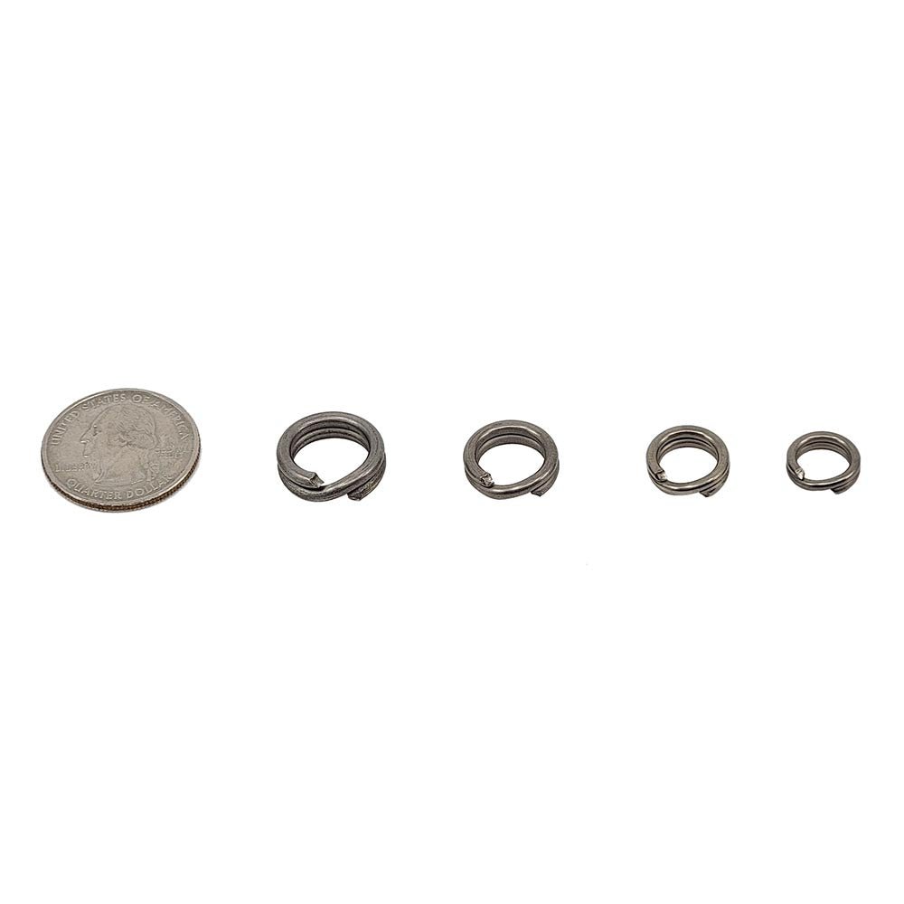 Decoy R 5 Heavy Duty Split Rings - Premium Fishing Tackle for Lures & Hooks - Perfect for Saltwater & Freshwater Fishing