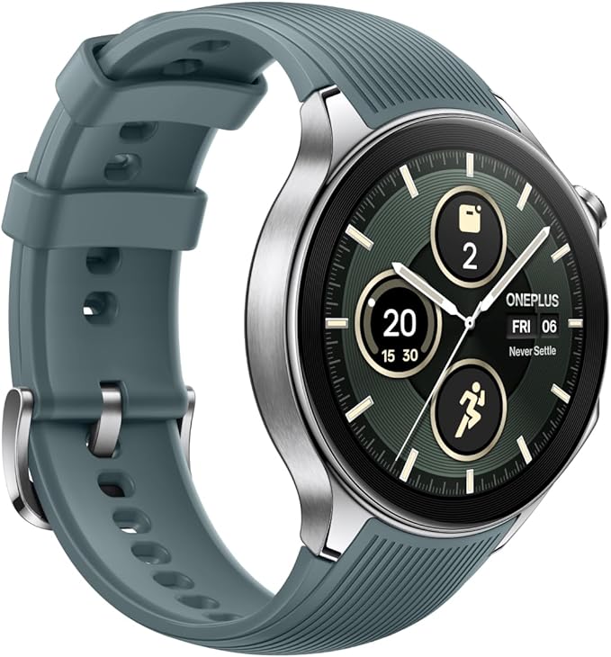 OnePlus Watch 2 - Latest Smartwatch with AMOLED Display, GPS, 100+ Sports Modes & 14-Day Battery Life - Perfect for Fitness Tracking, Workouts & Daily Wear
