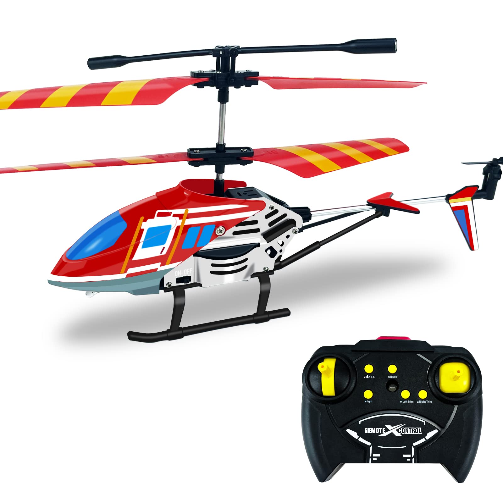 Best Remote Control Helicopter for Kids - 2.4GHz RC Helicopter Toy with LED Lights, 3.5 Channel, Gyro Stabilizer & Altitude Hold | Perfect Indoor Flying Toy for Boys & Girls Ages 5-10 | Birthday Gift Idea for Kids & Beginners | Fun for Playtime, Parties & STEM Learning