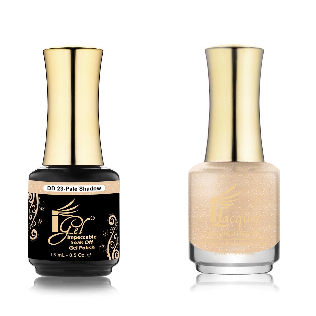 iGel 100% Pure Gel Nail Polish - Dip & Dap Collection (DD023 Pale Shadow) for Long-Lasting Manicures at Home & Salon