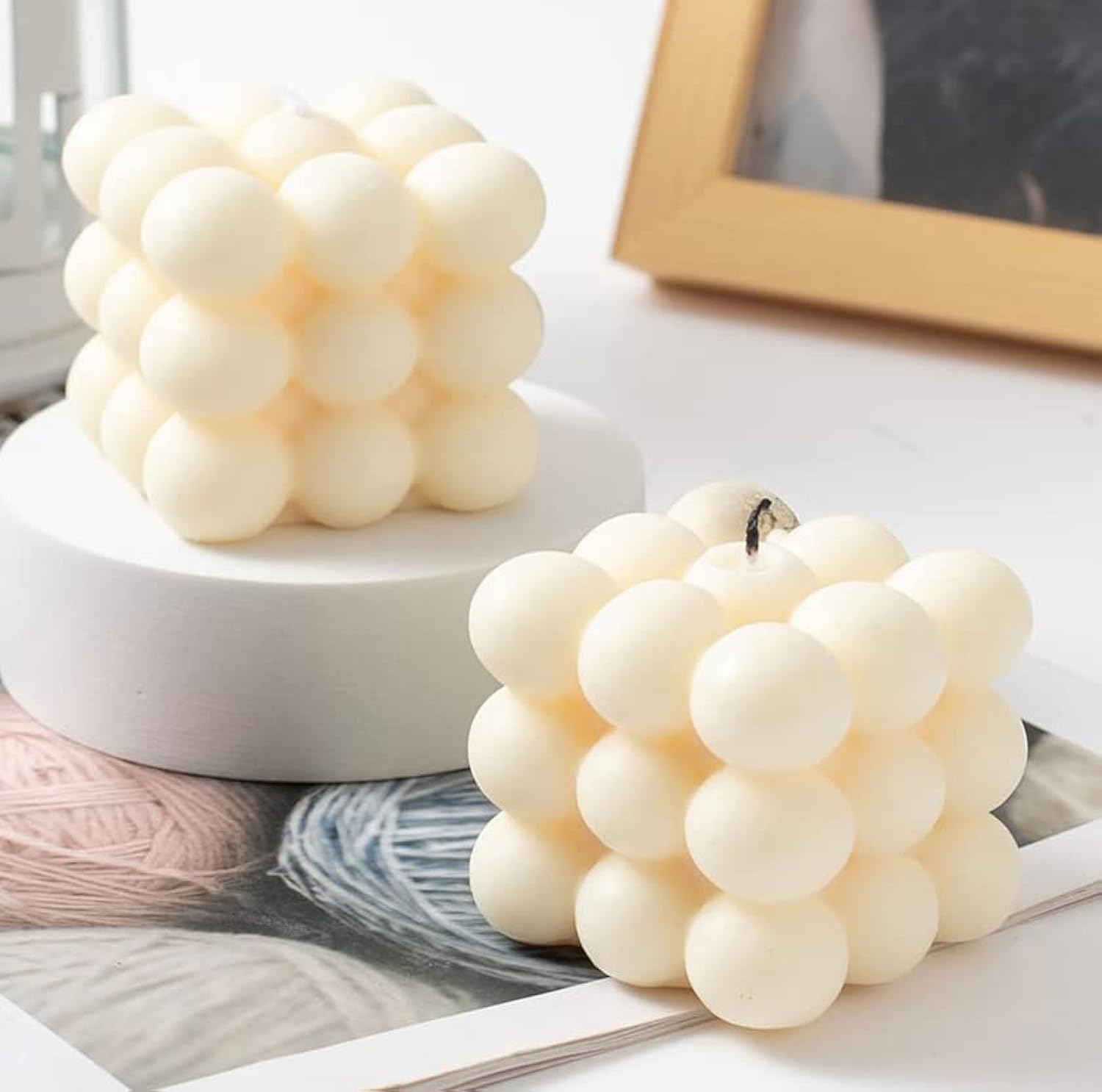 Soy Wax Scented Candles Set of 2 - Aromatherapy Decorative Candles for Bedroom, Bathroom, Romantic Gifts for Mother, Friends, Lover | Relaxing Ambiance for Spa Nights, Date Nights & Self-Care Moments