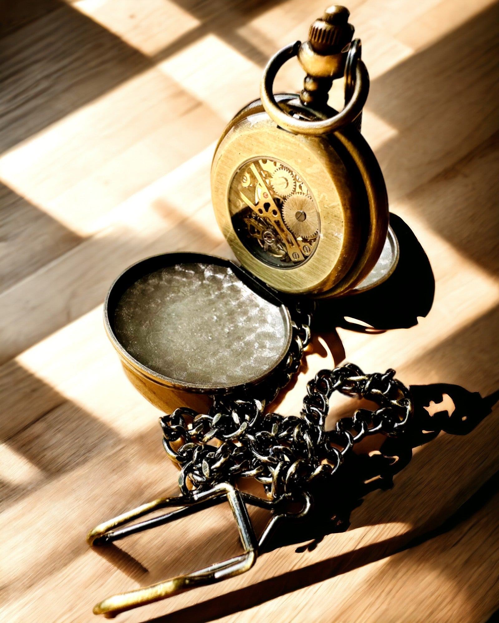 Vintage Gold Pocket Watch with Custom Engraving - Classic Elegant Timepiece for Men & Women - Perfect for Weddings, Gifts, and Special Occasions