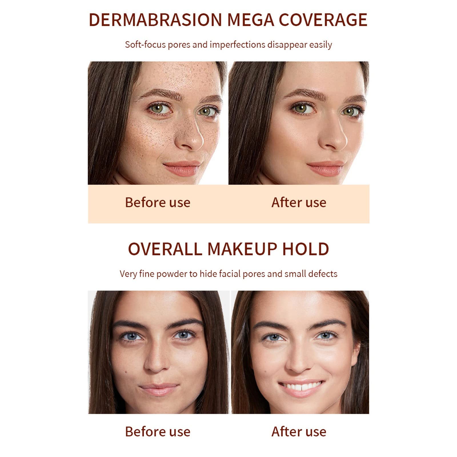 Peach Perfect Long-Lasting Concealer & Eye Primer - 3.5ml Dip N Dots Lip Gloss Duo - Flawless Coverage for Dark Circles & Blemishes - Perfect for Everyday Makeup & Night Out Looks