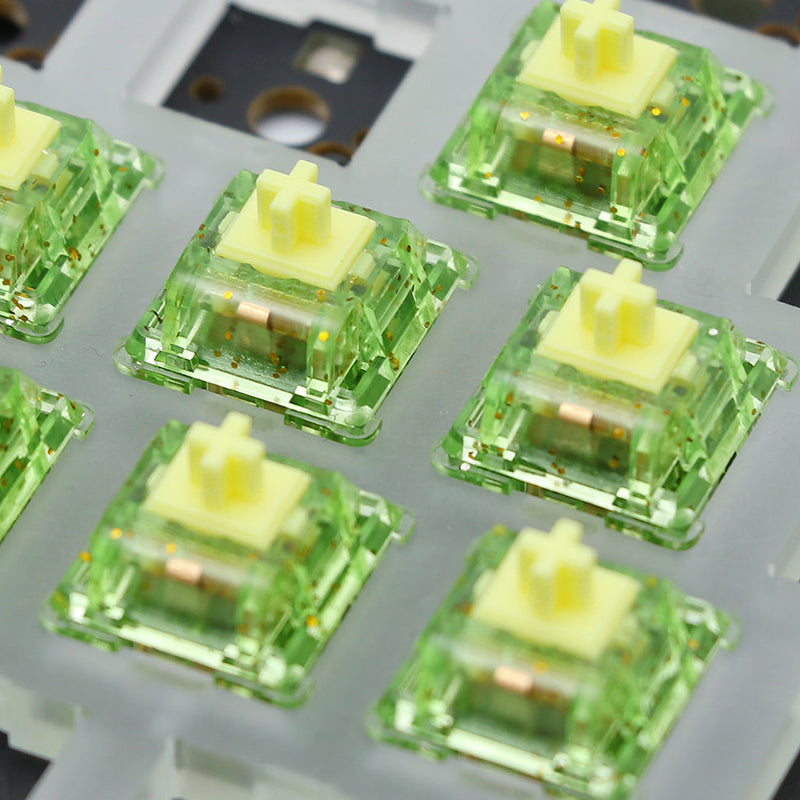 Ajazz Diced Fruit Mechanical Keyboard Switches - Kiwi Tactile Switches for Gaming & Typing | Perfect for Mechanical Keyboards, Custom Builds & Office Work