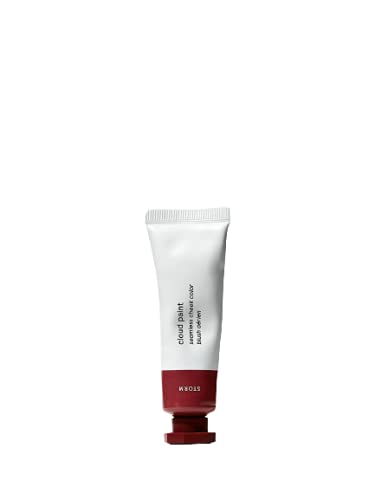 Glossier Cloud Paint - Seamless Cheek Blush in Warm Rose (Storm) | Water-Resistant, Buildable Gel-Cream Formula for Natural Flush | Perfect for Everyday Wear, Date Nights & Special Occasions