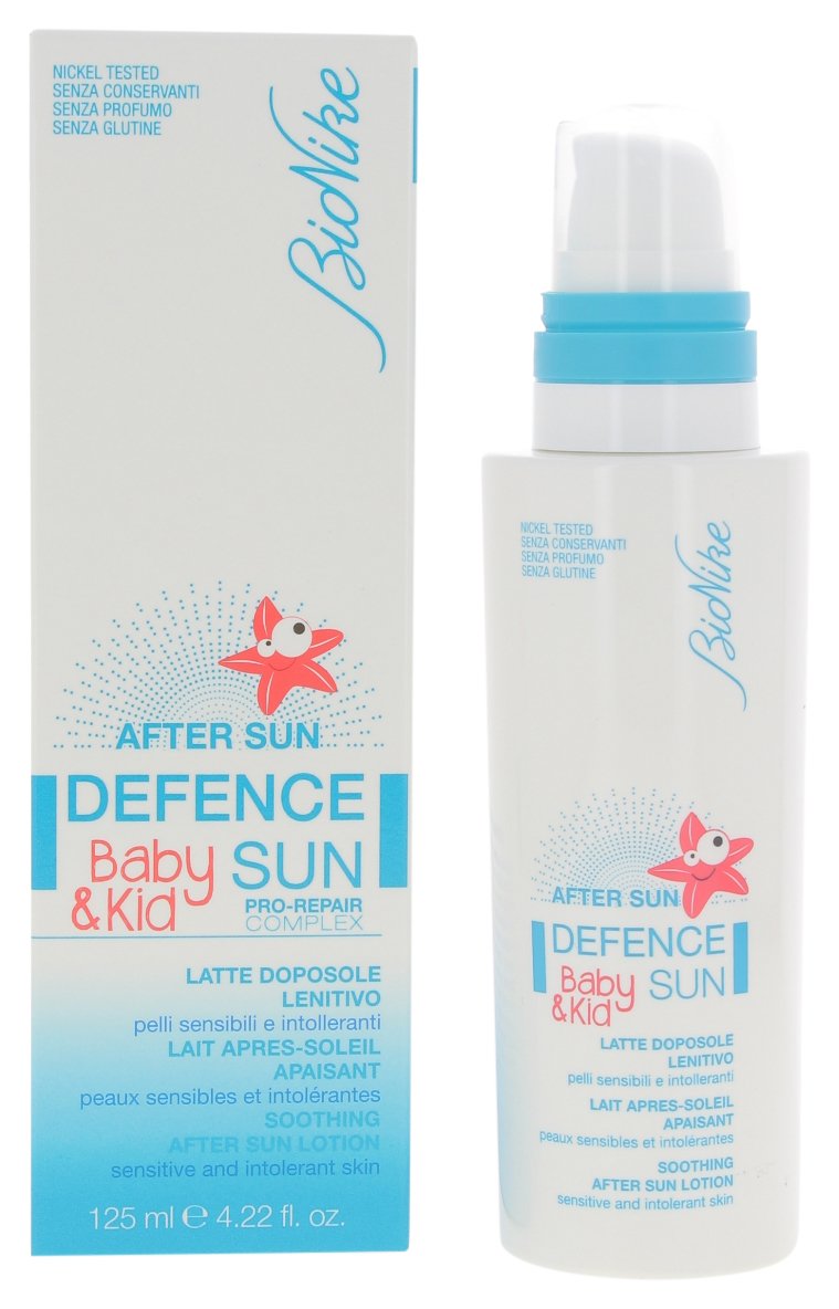Defence Sun After Sun Soothing Baby Milk Lotion 125ml - Gentle Post-Sun Care for Sensitive Baby Skin, Perfect for Beach Days & Outdoor Activities