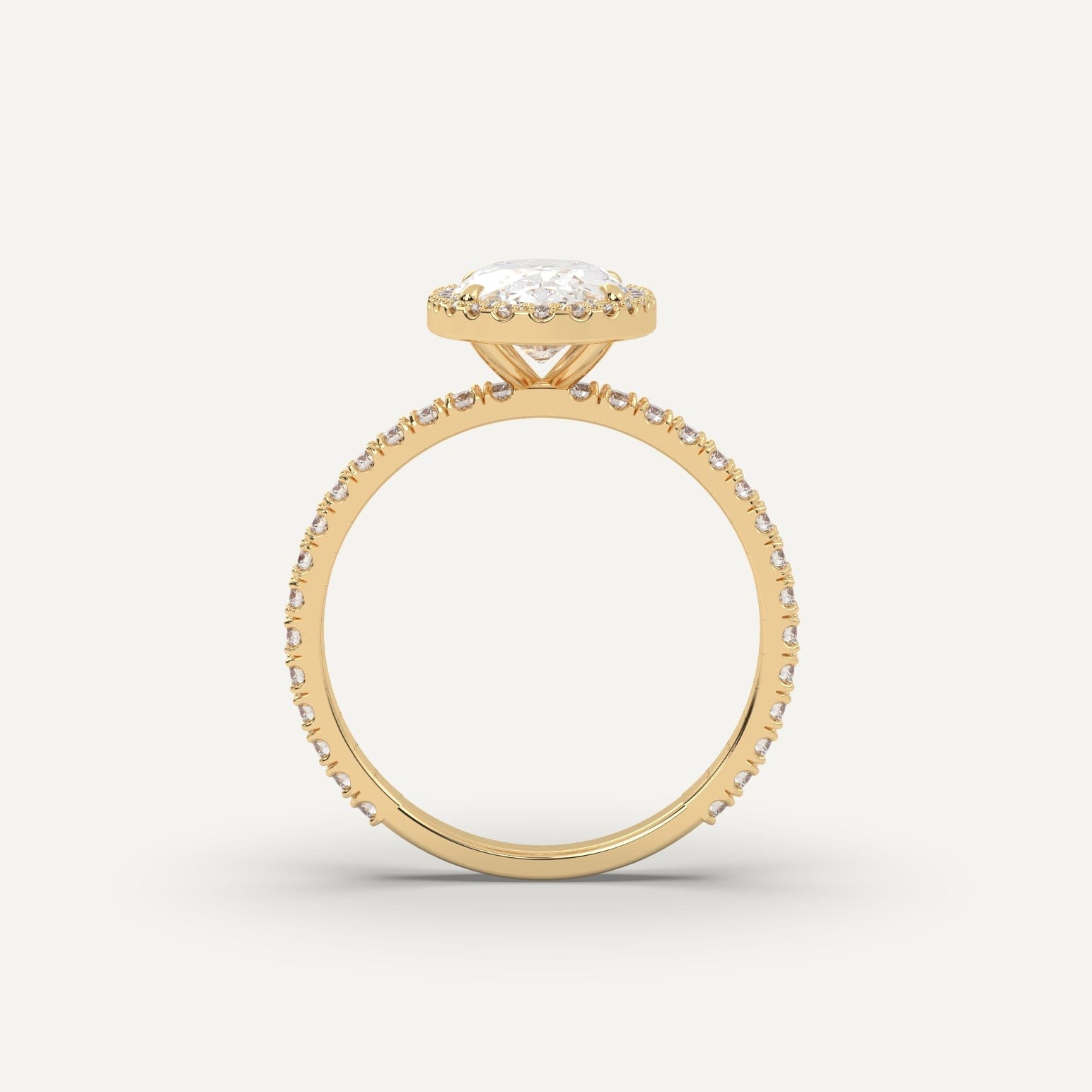 2 Carat Oval Cut Diamond Engagement Ring for Women - Elegant Solitaire Wedding Band, Perfect for Proposals, Anniversaries & Special Occasions