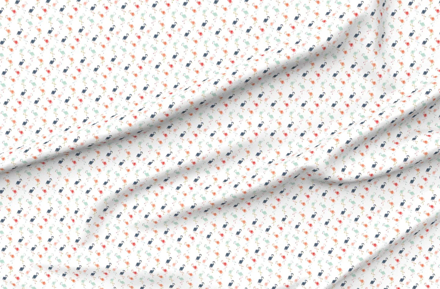 Flamingo Bloom Tropical Print Minky Fabric by The Yard - Soft Plush Fabric for Sewing Baby Blankets, Quilt Backing & DIY Projects - Perfect for Nursery Decor, Home Textiles & Crafting