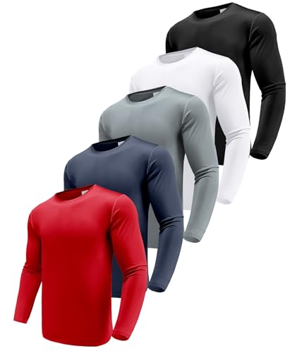 5 Pack-white/Black/Grey/Navy/Red