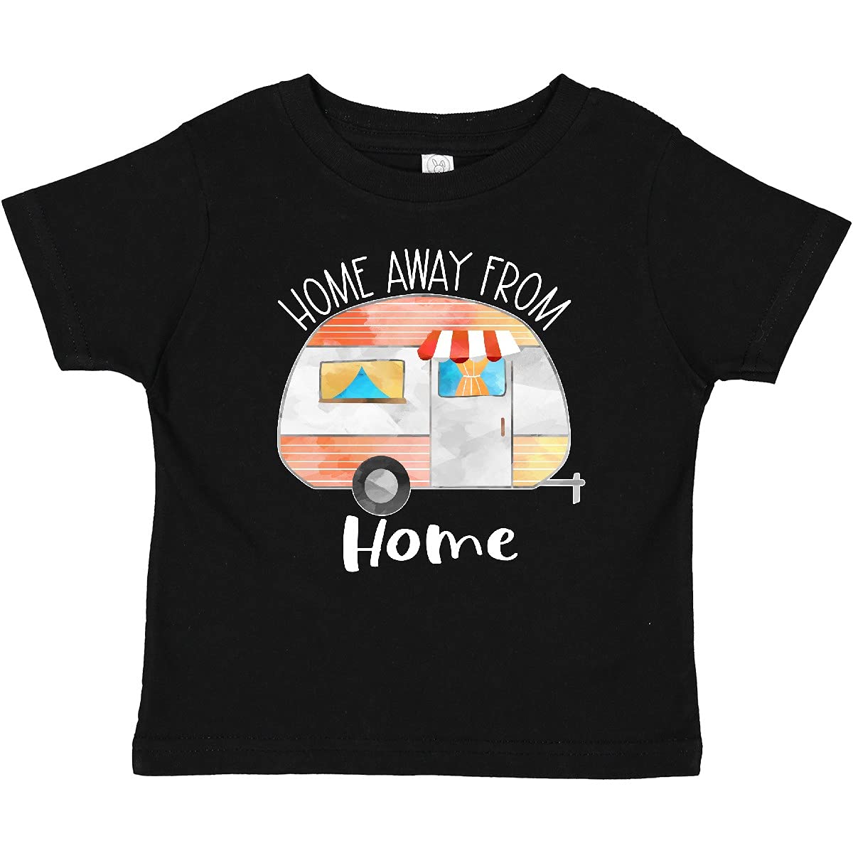 Inktastic Orange Camper Baby T-Shirt - Cute Travel & Camping Outfit for Infants & Toddlers - Perfect for Family Trips, Outdoor Adventures & Vacation Photos