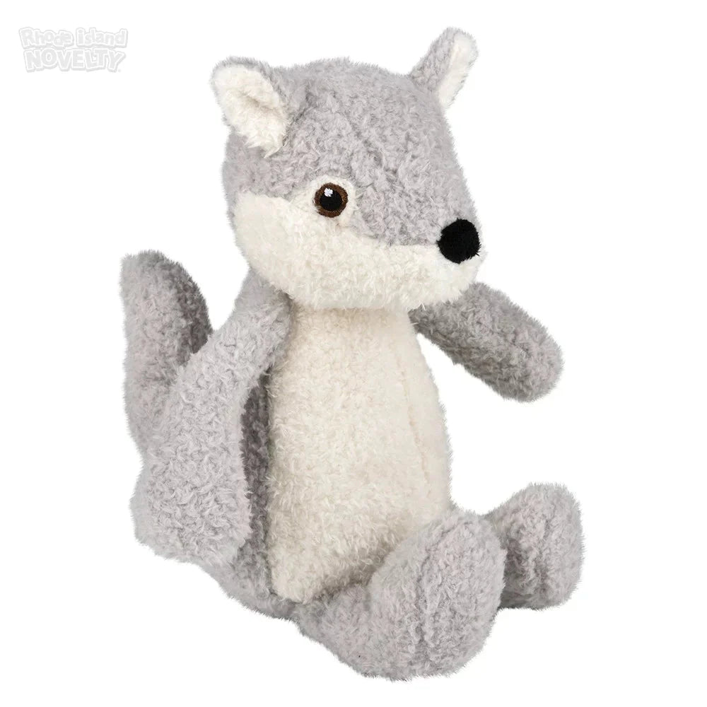 Eco-Friendly Scruffy Wolf Plush Toy - Soft & Safe Stuffed Animal for Kids, Perfect for Cuddling, Gifts, and Nursery Decor