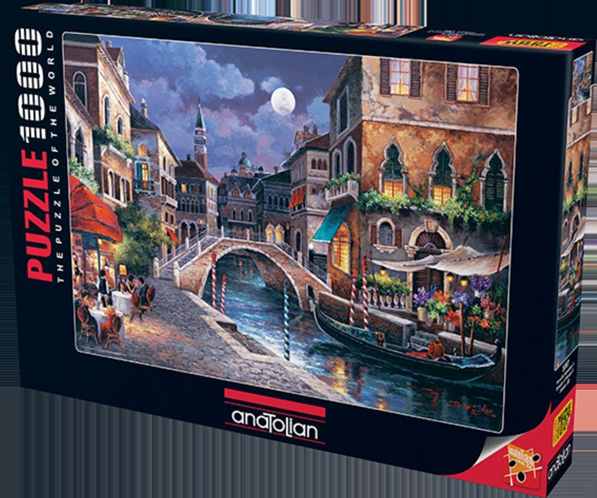 1000 Piece Anatolian Puzzle - Streets of Venice II Jigsaw Puzzle for Adults | Premium Quality Art Puzzle | Perfect for Home Decor, Relaxation & Family Game Night