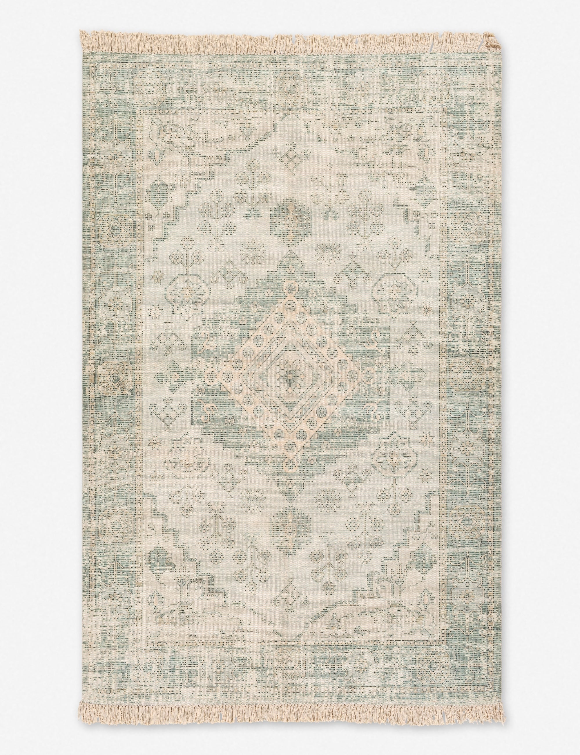 Handwoven Aiden Rug - Bohemian Style Area Rug for Living Room, Bedroom, or Nursery - Soft & Durable Natural Fiber Floor Decor