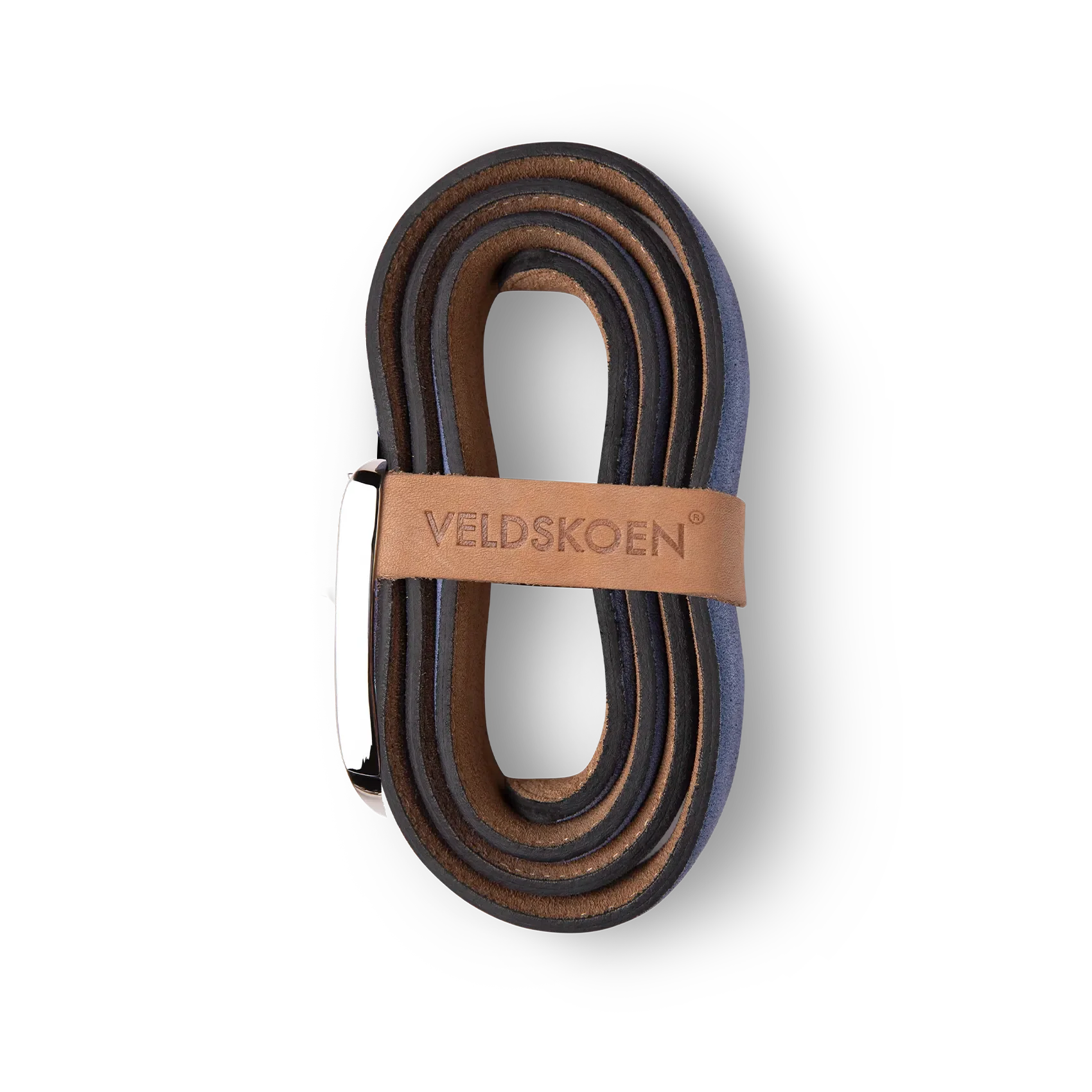 Reversible Leather Belt for Men - 35mm Width (Blue & Brown) - Stylish & Durable for Casual & Business Wear