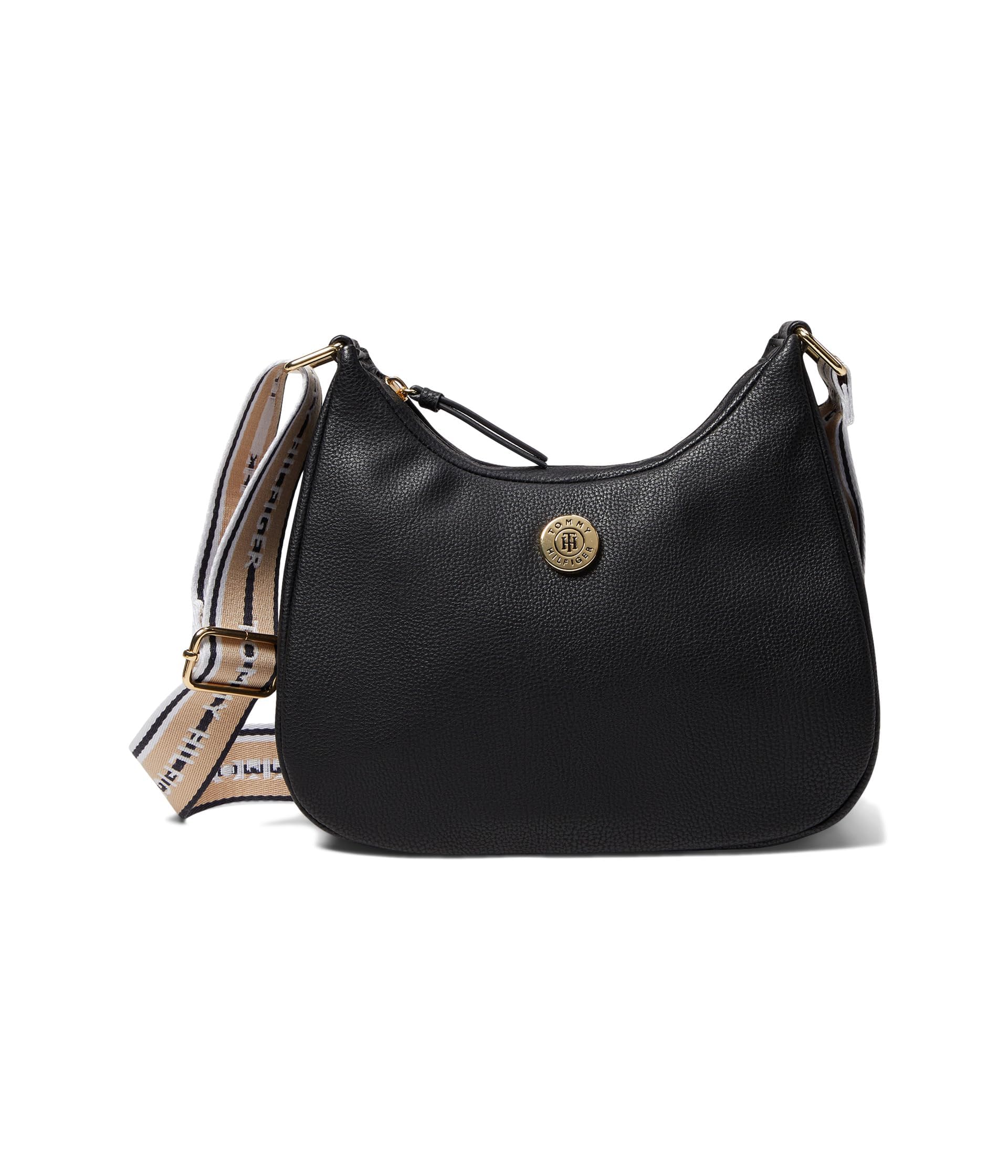 Tommy Hilfiger Women's Sylvie II Hobo Crossbody Bag for Work & Travel