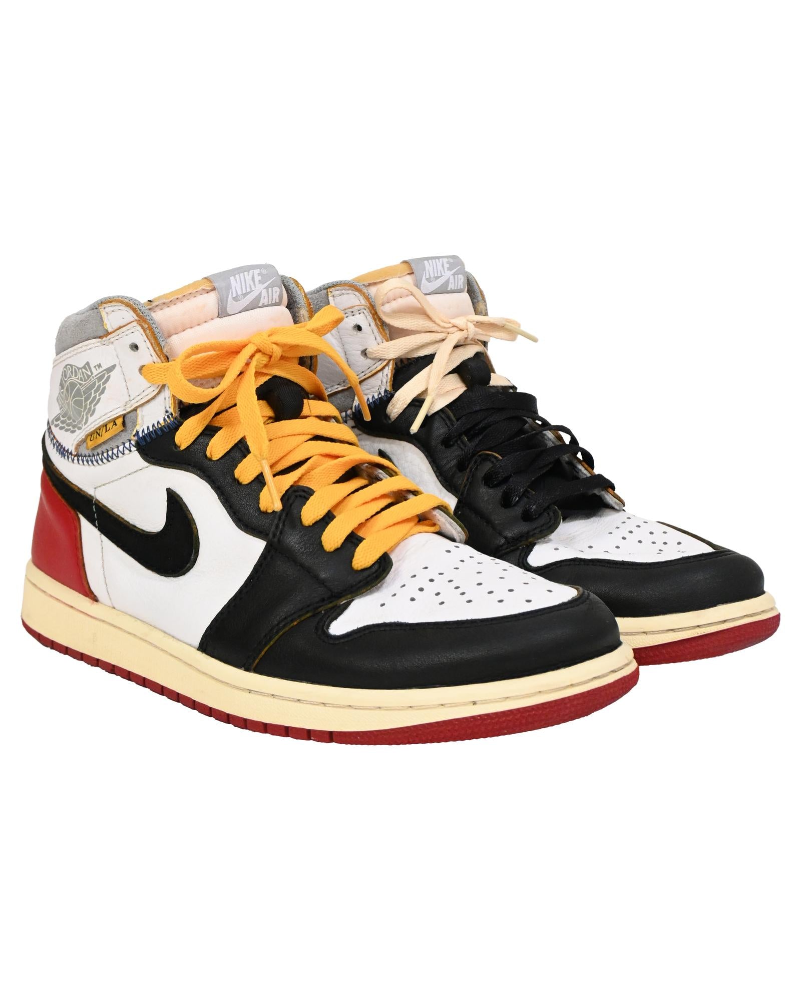 Air Jordan 1 UNLA Deconstructed Sneakers - Men's High-Top Basketball Shoes for Casual Wear & Street Style Fashion