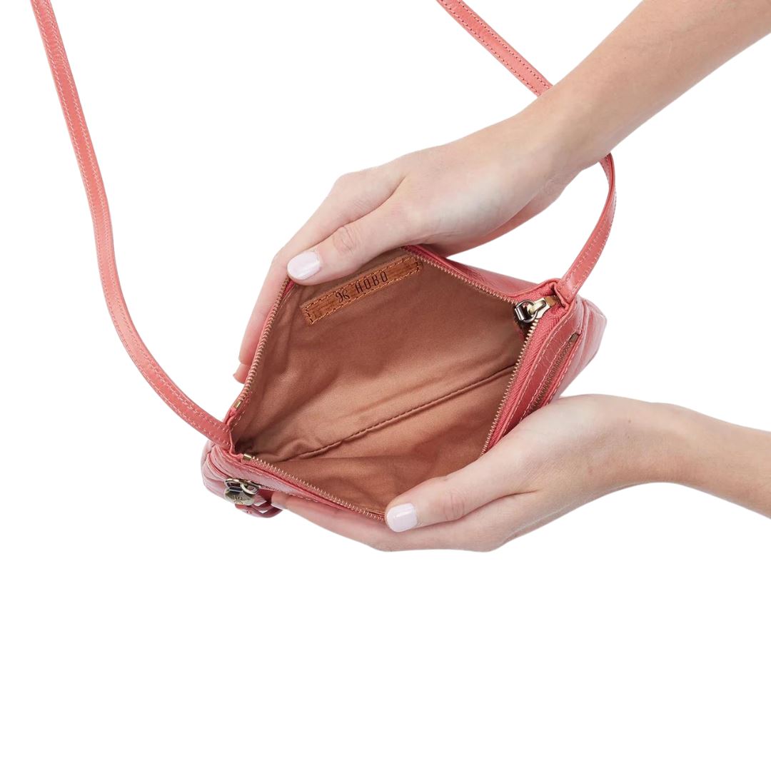 HOBO CARA Crossbody Bag for Women - Stylish & Lightweight Leather Shoulder Purse - Perfect for Work, Travel & Everyday Use