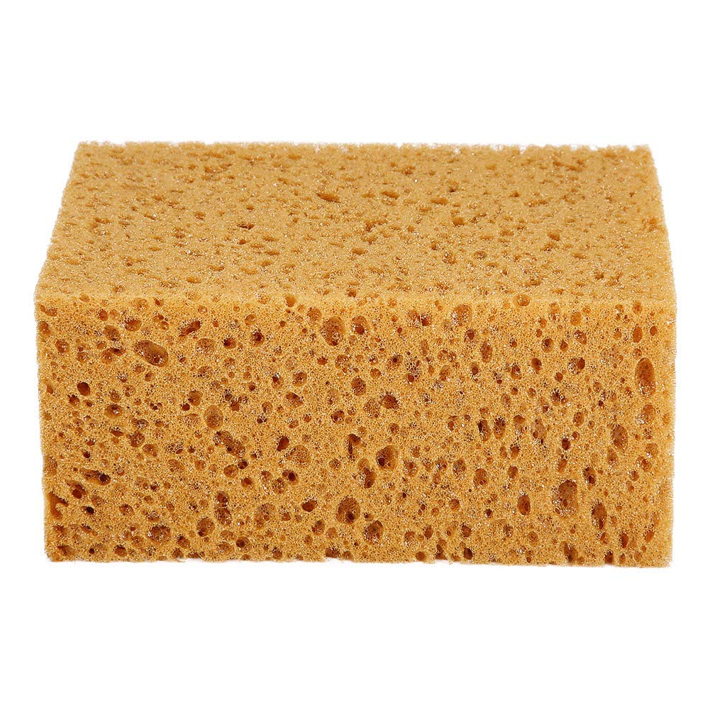 Qiilu Car Washing Sponge - Non-Slip Square Sponge Cleaner for Car, Auto & Motorcycle (1pc) - Perfect for Hand Wash, Detailing & Vehicle Maintenance