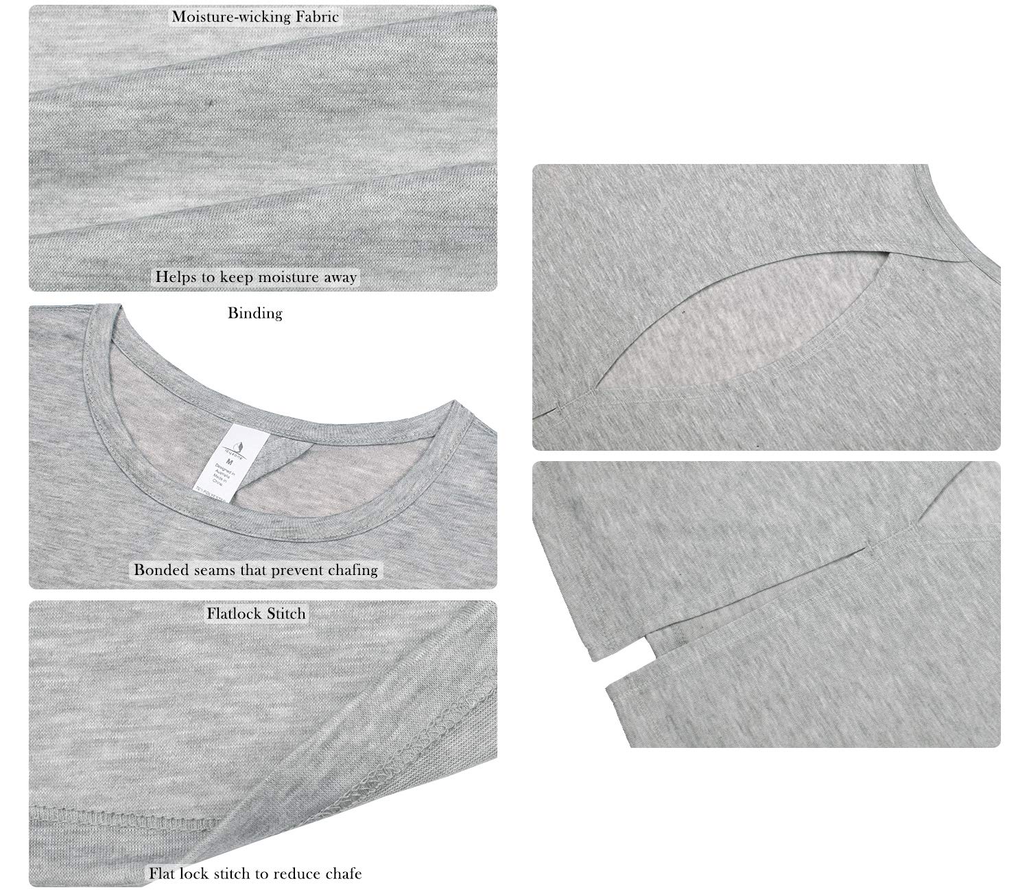 Icyzone Open Back Workout Top - Women's Yoga T-Shirt, Activewear Exercise Crop Top for Gym, Running & Yoga | Breathable Fitness Shirt for Women