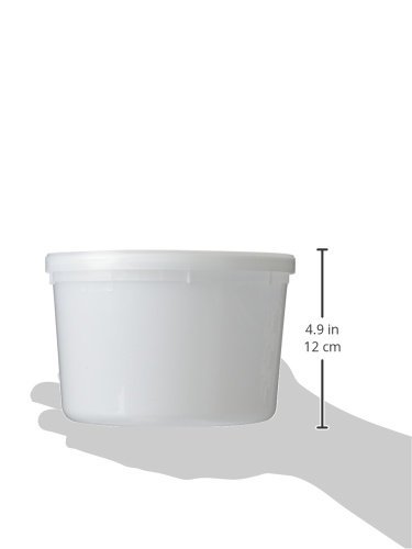 Reditainer 64 oz. Freezeable Deli Food Containers with Lids - BPA-Free, Leak-Proof, Stackable - 8-Pack for Meal Prep, Leftovers & Freezer Storage - Ideal for Restaurants, Catering & Home Use