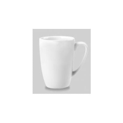 Premium Churchill Profile 12 Oz Ceramic Coffee Mug - Classic White (12-Pack) - Ideal for Restaurants, Offices, and Home Use - Durable Bulk Coffee Cups for Daily Brews