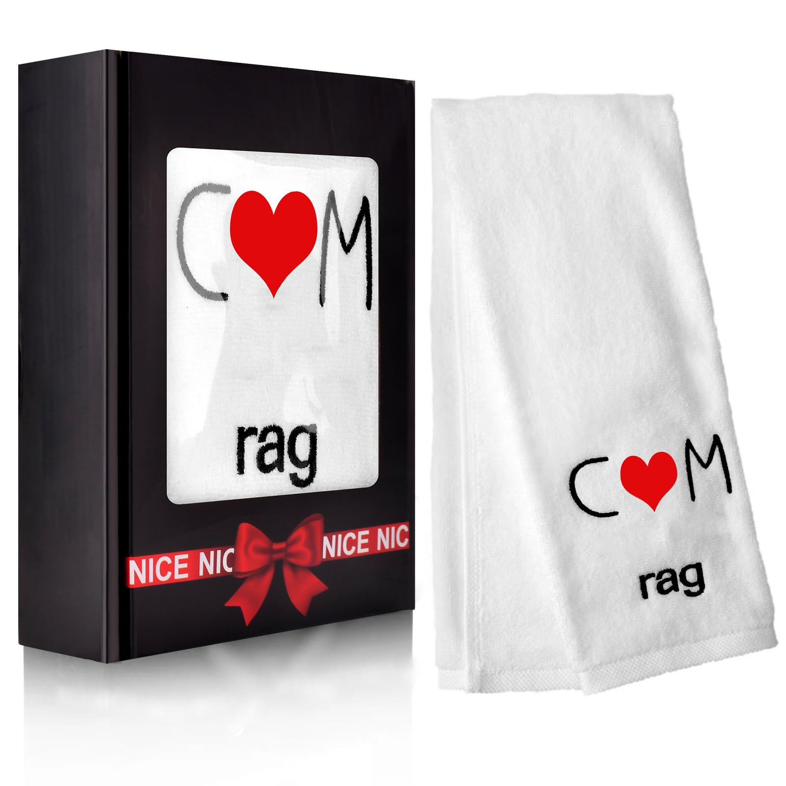 Funny Romantic Bath Towels for Men - Gifts for Boyfriend, Husband & Couples | Birthday, Anniversary, Christmas & Valentine's Day