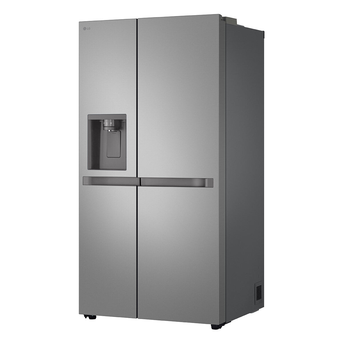 LG 641L Side by Side Refrigerator with Non-Plumbed Ice & Water Dispenser - Stainless Steel (Model GS-N599PL) - Perfect for Large Families & Open-Concept Kitchens