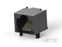 TE Connectivity 1-406525-1 IMJ No Shoulder 8-Pin Tray Connector - Pack of 25 | Industrial Automation, Robotics & Electronic Equipment Components