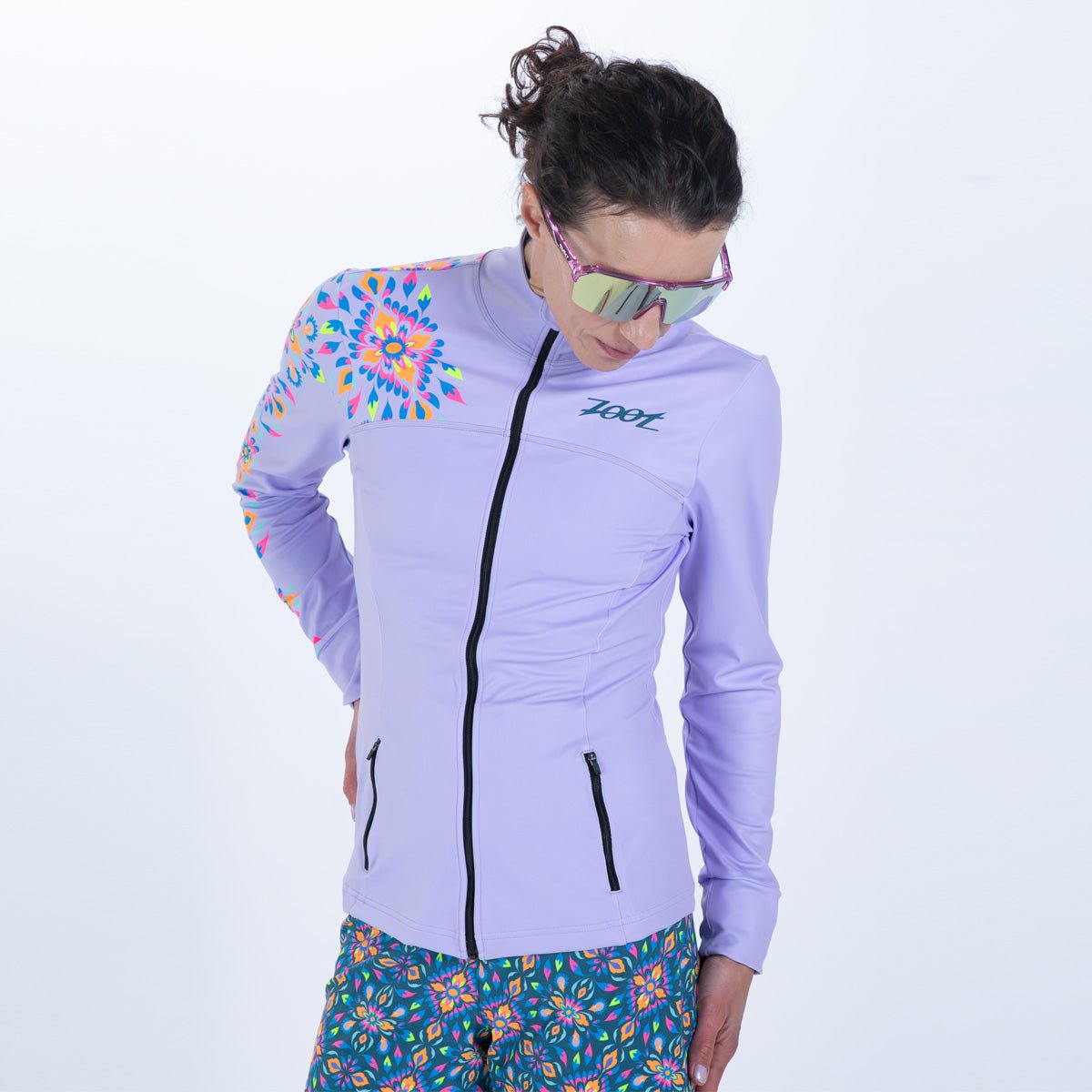 Women's Limited Edition Run Pulse Jacket - Kaleidoscope Print | Lightweight Running Jacket for Outdoor Jogging & Fitness