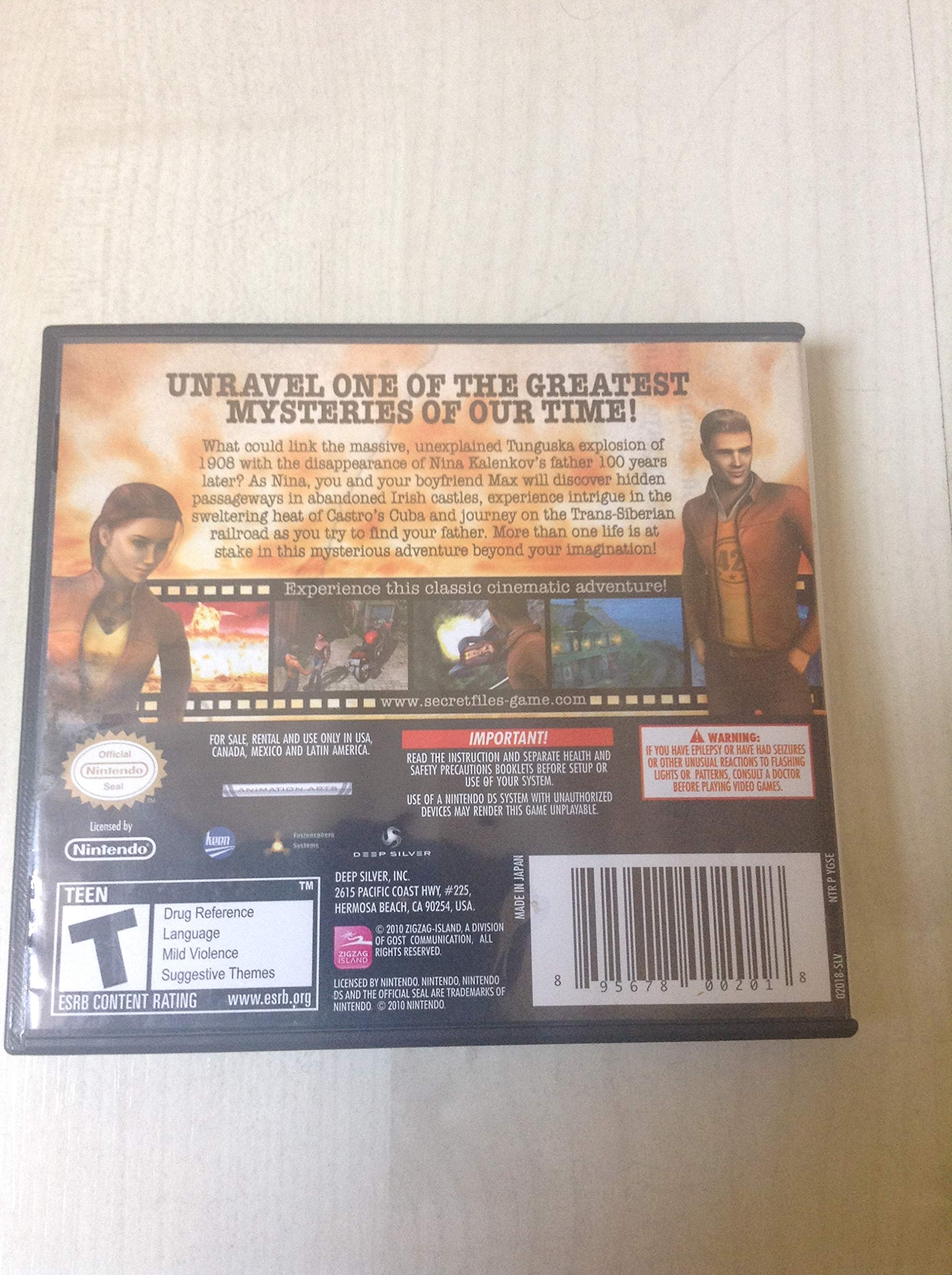 Secret Files: Tunguska - Adventure Game for Nintendo DS - Solve Mysteries & Explore Siberia on Your Handheld Console