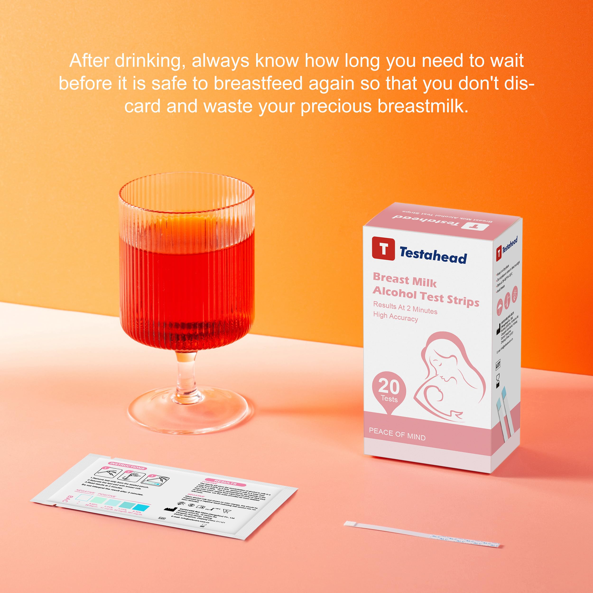 Breast Milk Test Strips - 36 Pack | Quick & Accurate Home Testing for Breastmilk with 2-Minute Results | Ideal for Nursing Mothers & Lactation Monitoring