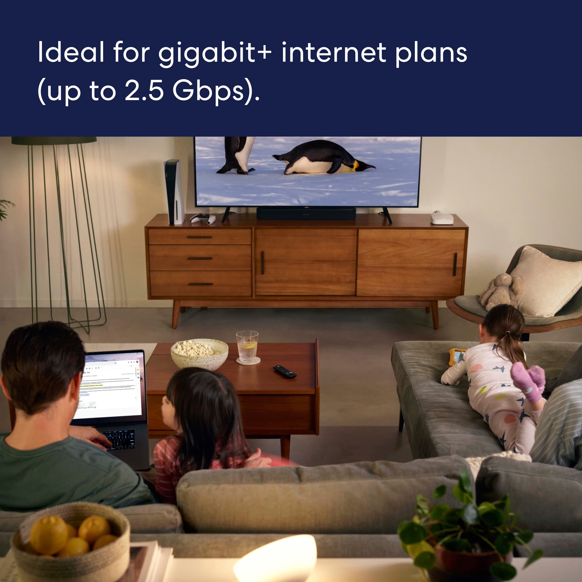Amazon eero Pro 6E Tri-Band Mesh WiFi 6 Router (1-Pack) with Fire TV Stick 4K Max Streaming Device - Whole Home Coverage & 4K Ultra HD Entertainment