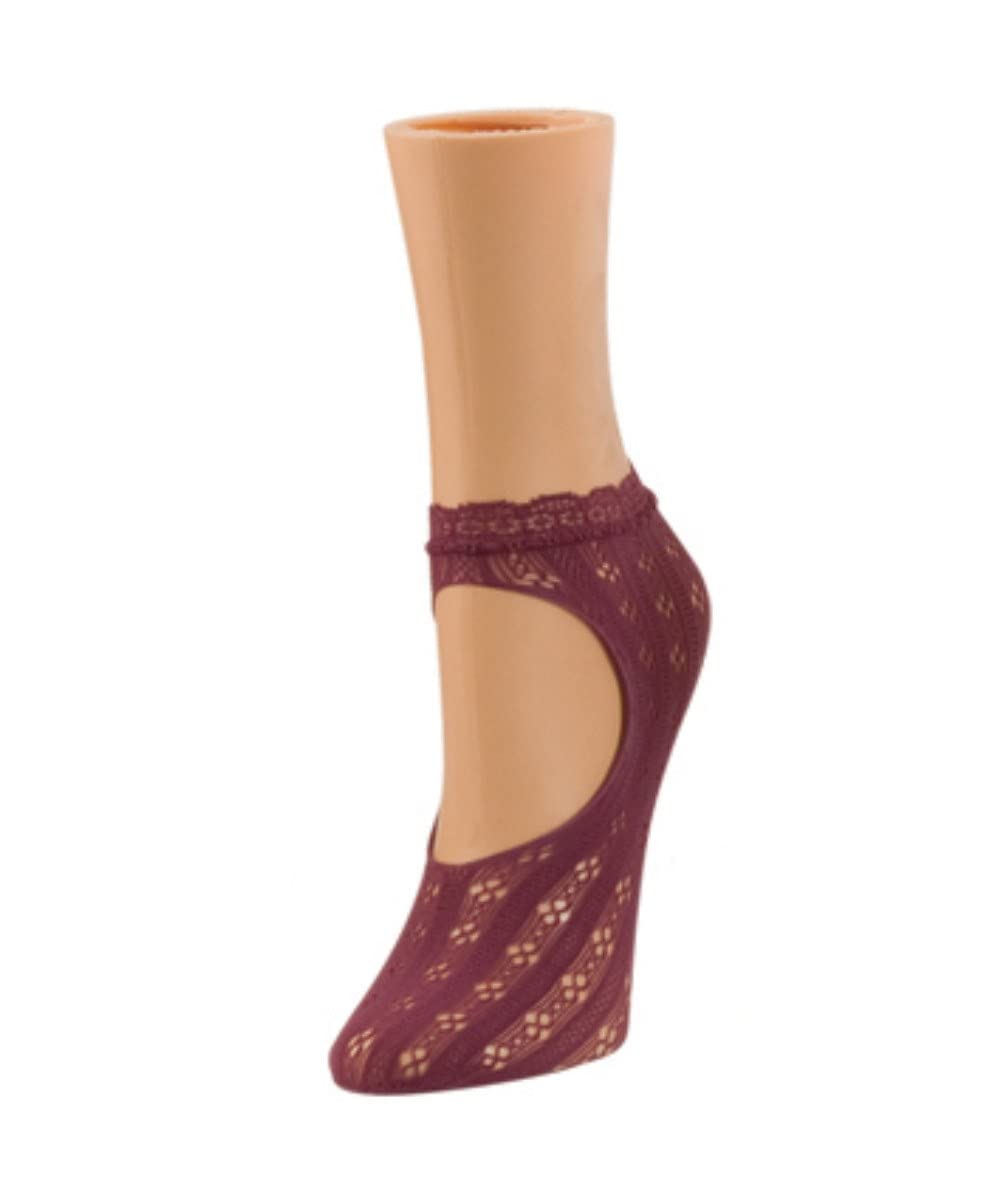 MeMoi Women's Floral Lace Mary Jane Loafers - Breathable Net Socks for Casual Wear, Office & Vintage Style Outfits