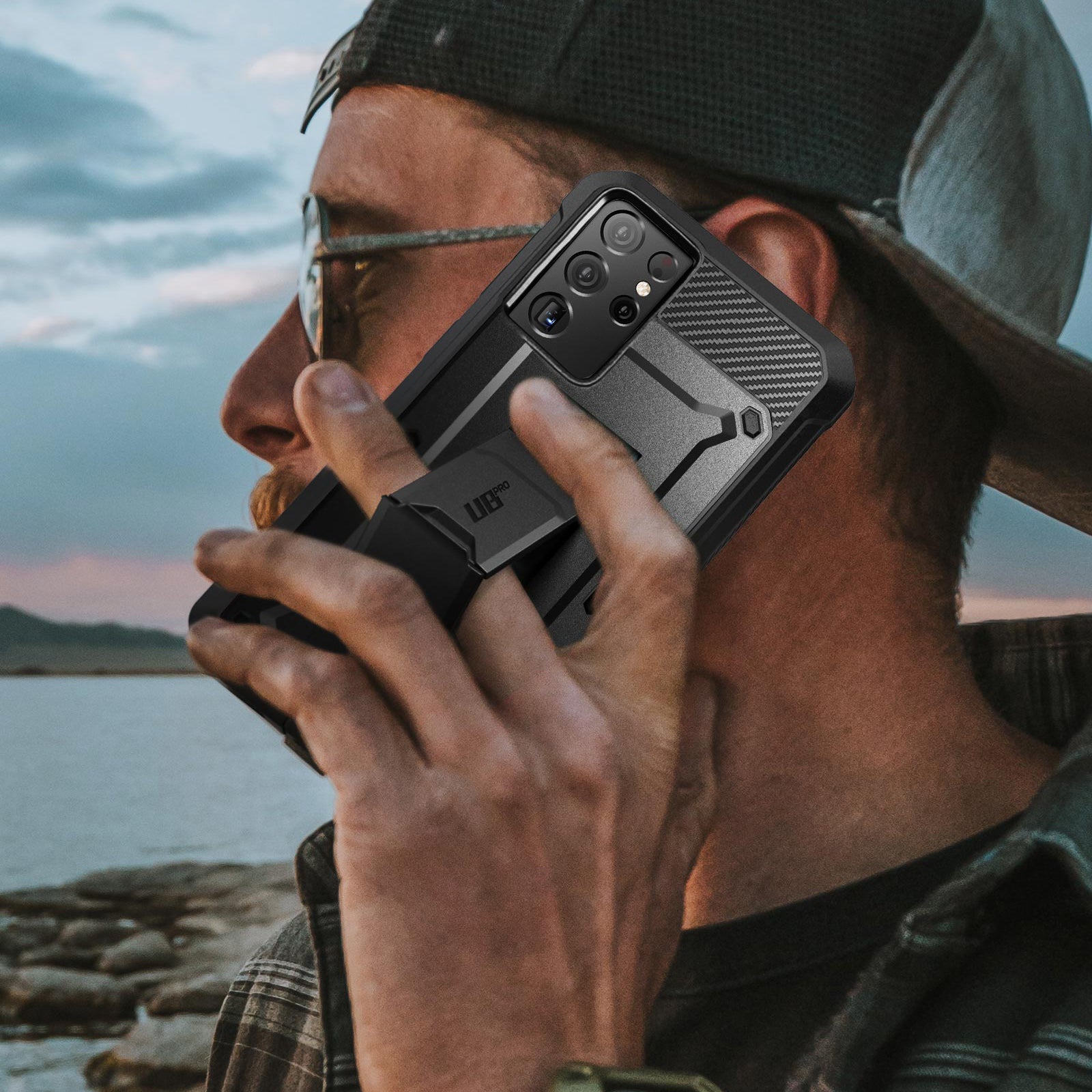 Samsung Galaxy S21 Ultra Unicorn Beetle Pro Rugged Case - Heavy Duty Protection for Drops & Scratches - Shockproof Black Cover - Perfect for Outdoor, Work & Travel