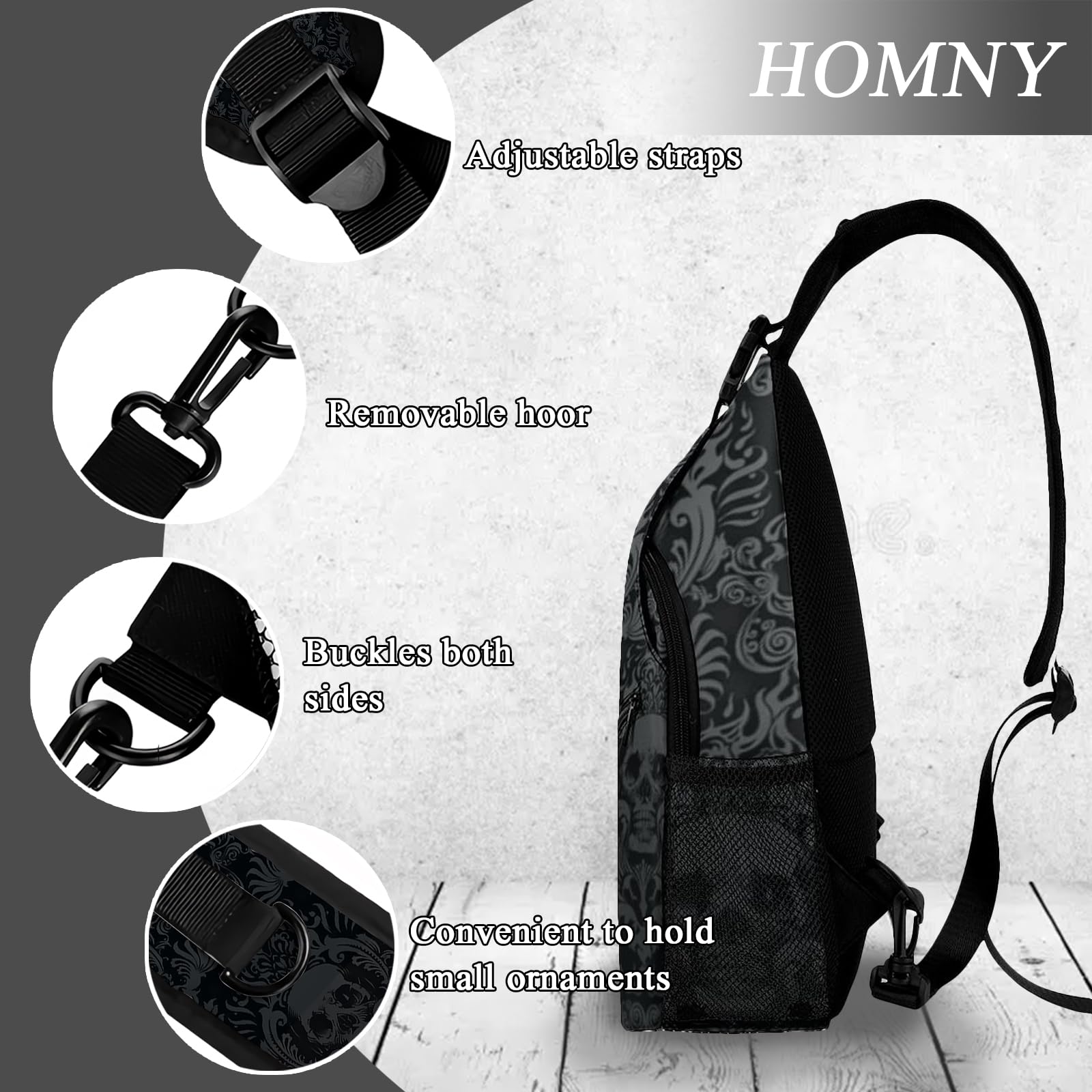 Trendy Sling Backpack for Men & Women - Lightweight Crossbody Shoulder Bag for Travel, Hiking, Work & School - Multipurpose Sling Bag with USB Charging Port (Perfect for Commuting, Outdoor Adventures & Daily Use)